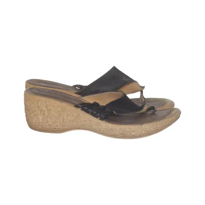 Tongs (Noir, Marron) de Firenze Cuir
