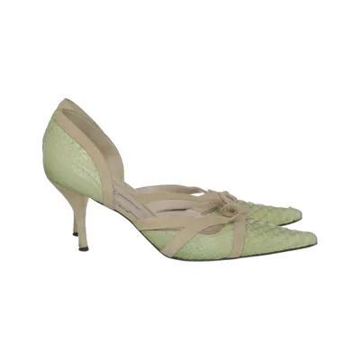 Escarpins (Vert, Beige) de Konstantin Starke Cuir