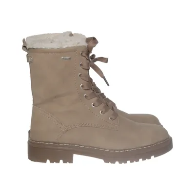 Bottes à lacets (Beige) de Landrover Cuir