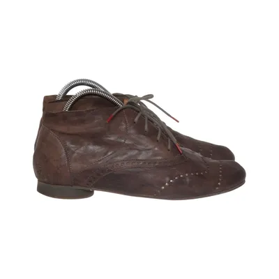 Bottes à lacets (Marron) de Think! Cuir