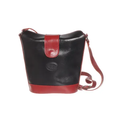 Axelremsväska (Röd, Svart) från L`artigiano Skinn