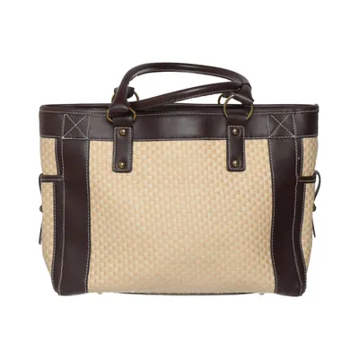 Sac à main (Beige, Marron) de Punt Roma Coton