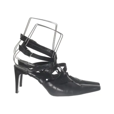 Sandales à talons hauts (Noir) de Oxmox Cuir