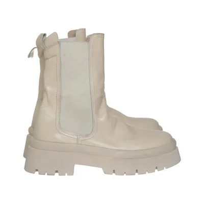 Chelsea boots (Beige) från Inuovo Skinn