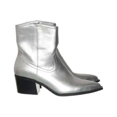 Heeled boots (Silver) from XIT by Dinsko