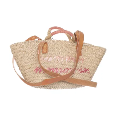 Beach bag (Multicolored, Beige) from Mango Kids