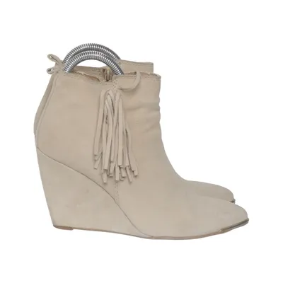 Heeled boots (Beige) from Texto Leather