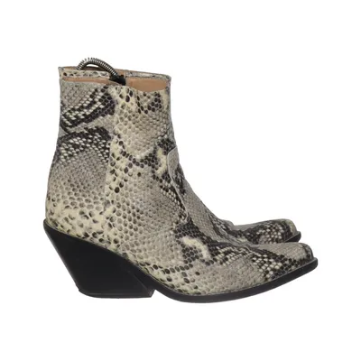 Bottes à talons (Gris, Multicolore) de Henry Kole Cuir