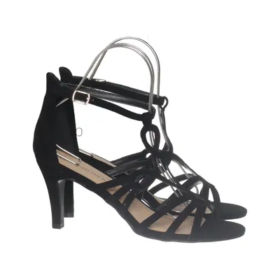 High heel sandals (Black) from Andres Machado