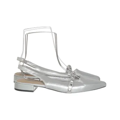 Ballet flats (Silver) from Clou Leather