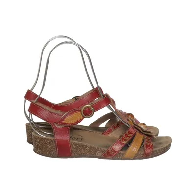 Sandals (Red, Multicolored) from Soft Comfort by Laura Vita