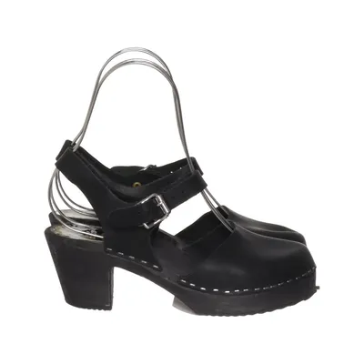 Clogs (Black) from Troentorp Leather