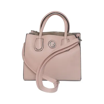 Handbag (Pink) from NYPD Polyester, Polyurethane