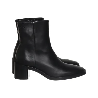 Støvletter (Block Heel Zip Boot Lth) fra Calvin Klein Læder