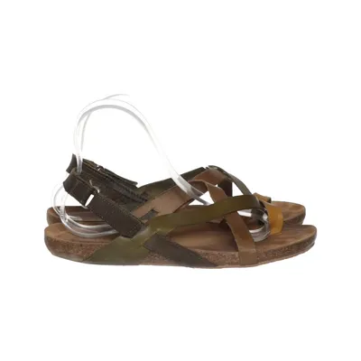 Sandals (Brown, Green, Yellow) from Yokono Leather