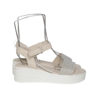 Wedges (Beige) from Zoey Leather