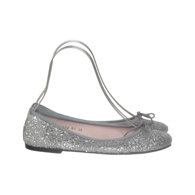 Ballet flats (Silver) from Pretty Ballerinas Leather