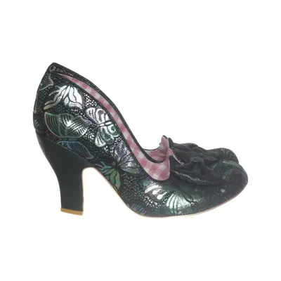 Hoge hakken (Zwart, Meerkleurig) van Irregular Choice Imitatie suède