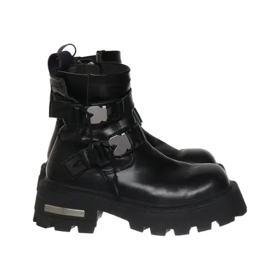 Motorradschuhe (Schwarz) von Eytys Leder