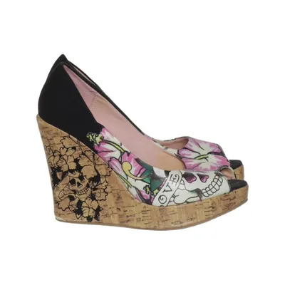 Chaussure compensées (Noir, Rose, Multicolore) de Ed Hardy