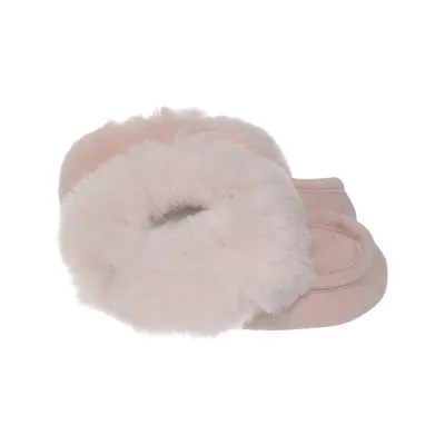 Chaussons (Rose) de Axelda Cuir, Laine