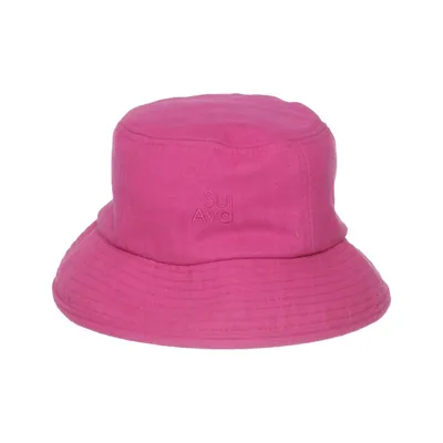 Bucket hat (Pink) from Sui Ava Polyester, Wool