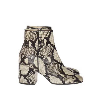 Heeled boots (Brown, Beige) from Nubikk