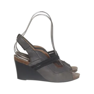 Wedges (Gray) from Footsoul Leather