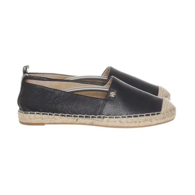 Espadrilles (Zwart) van Lauren Ralph Lauren Leer