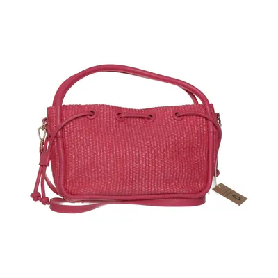 Shoulder-bag (Pink) from Bestini Polyurethane, Recycled polyester