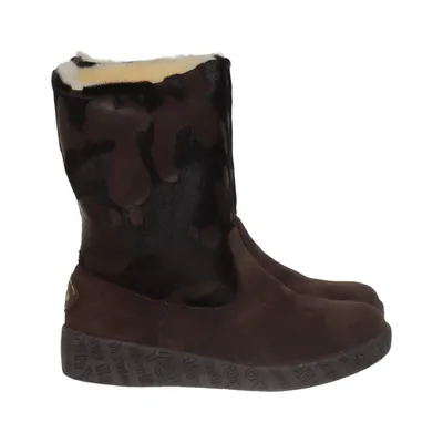 Bottes (Marron, Multicolore) de Yellow Earth Cuir, Laine