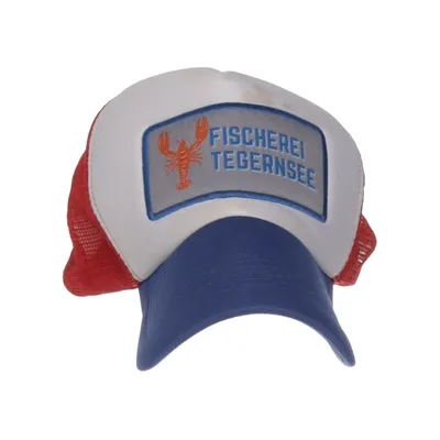 Trucker cap (White, Blue, Red) Polyester