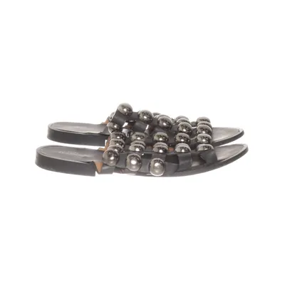 Mules (Noir, Argent) de Sacha Iconic