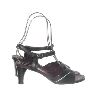 Sandales à talons hauts (Noir) de Ten Points Cuir