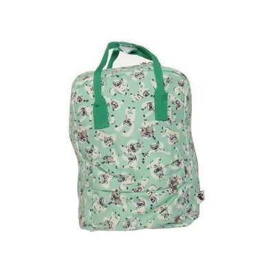 Ryggsäck (Grön, Vit, Flerfärgad) Polyester