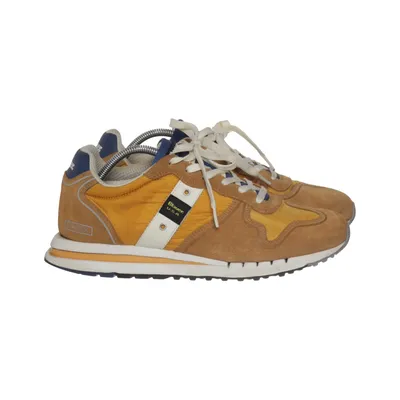 Sneaker (Gelb, Braun) von Blauer. USA Leder