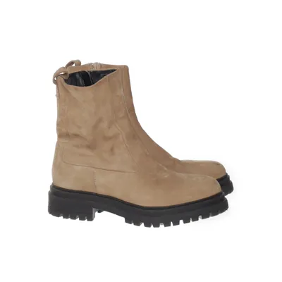 Enkellaarzen (Beige) van Sacha Essentials Leer