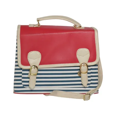 Schoudertas (Rood, Blauw, Wit)