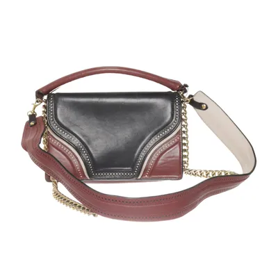 Skuldertaske (Rød, Sort, Beige) fra Diane von Furstenberg