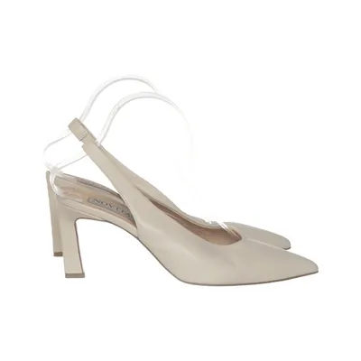 High heels (Beige) from Novita Leather