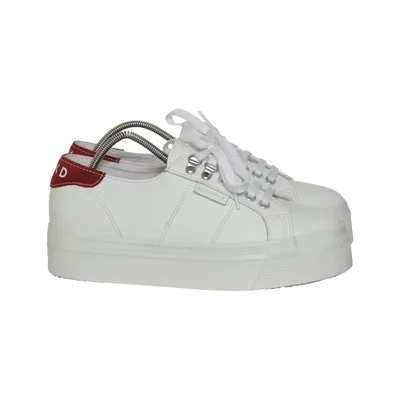 Sneakers (White, Red) from Superga x NA-KD