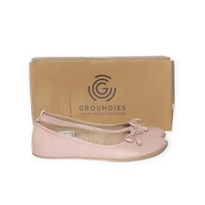 Ballerinaskor (Rosa) från Groundies Skinn