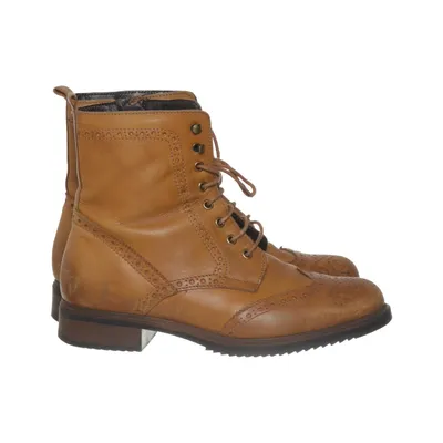 Bottes à lacets (Marron) de Pier One Cuir