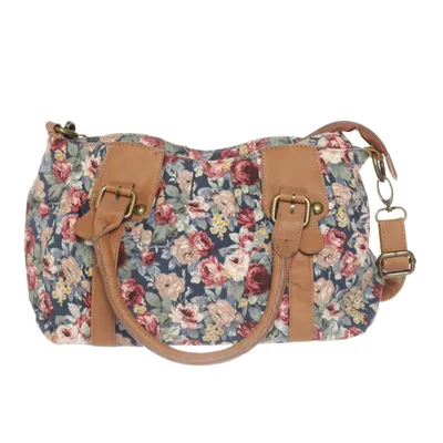 Axelremsväska (Brun, Flerfärgad)