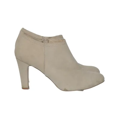Heeled boots (Beige) from Pedag Leather