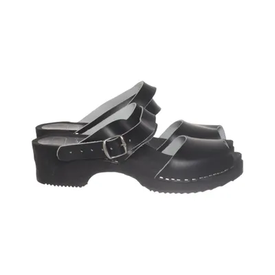 Clogs (Black) from Swedish Clogs Leather