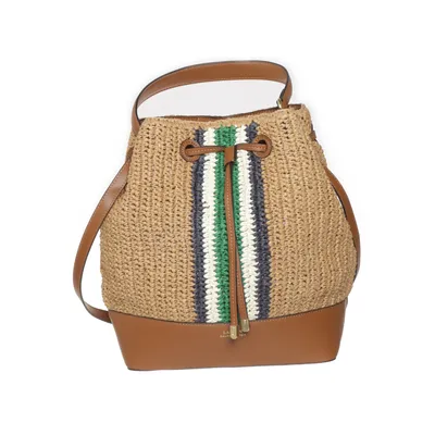 Handväska (Beige, Grön, Vit) från Lauren Ralph Lauren Polyuretan