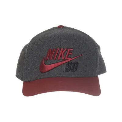 Baseball cap (Gray, Red) from Nike SB Cotton, Polyester