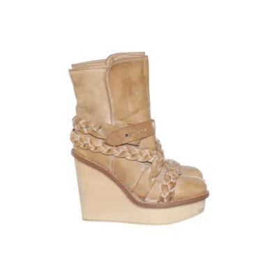 Sleehakken (Beige) van Acne Studios Leer