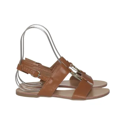 Sandals (Brown) from Qupid Leather